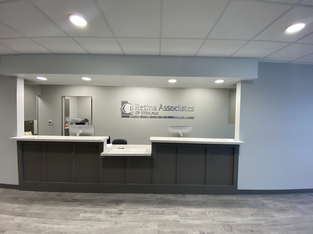 Layton location interior front desk